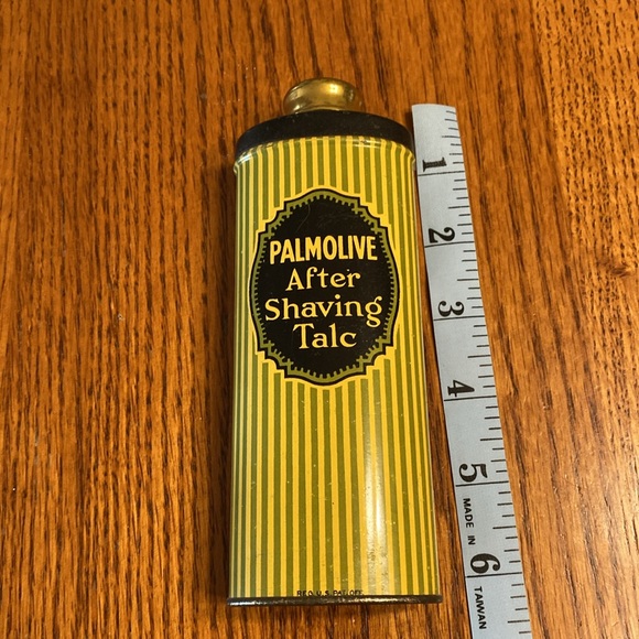 Vintage Palmolive After Shave Talc for Men Advertising Tin - Picture 12 of 16